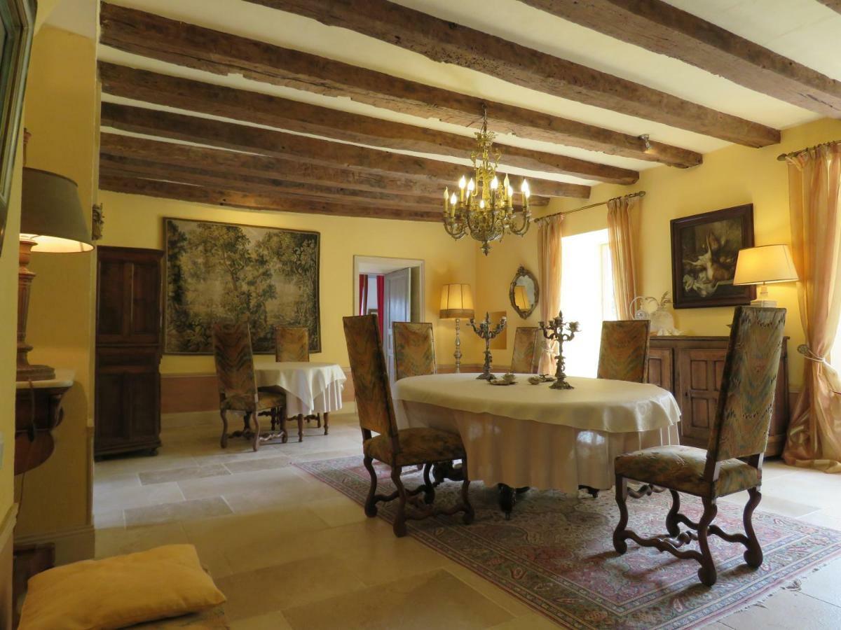 Bed and Breakfast Chateau De Gaubert Terrasson Exterior foto